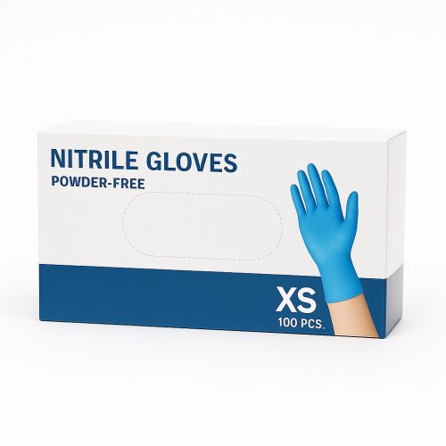Nitril kesztyű púdermentes "XS" 100db/dob