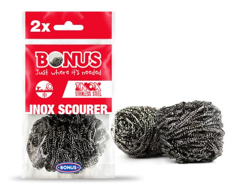 Bonus INOX spirál fém dörzsi 2db