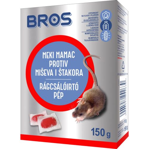 BROS rágcsálóírtó PÉP 150gr