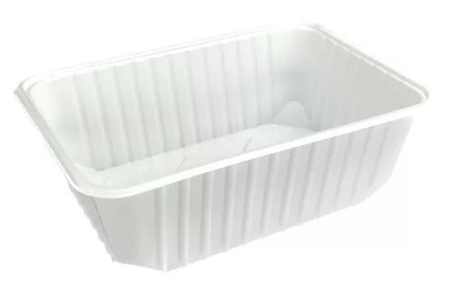 Szögletes alj JP 1000ml fehér 50db/csom