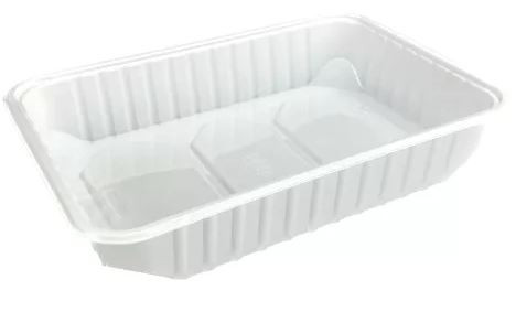 Szögletes alj JP 500ml fehér 50db/csom
