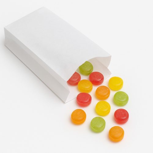 Papírtasak – fehér, fényes 0,2 kg (200 db/csomag)  