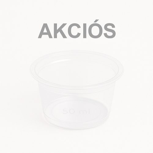 Szószos alj – 50 ml (AKCIÓS, 50 db/csomag)