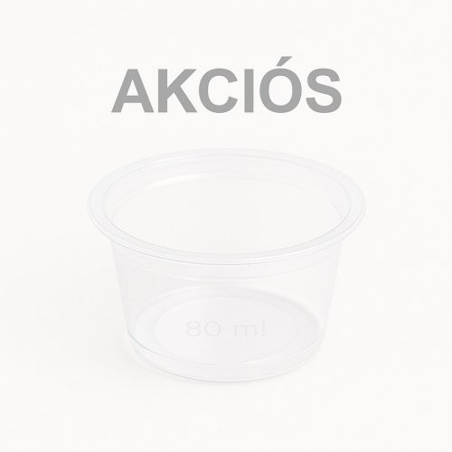 Szószos alj – 80 ml (AKCIÓS, 50 db/csomag)