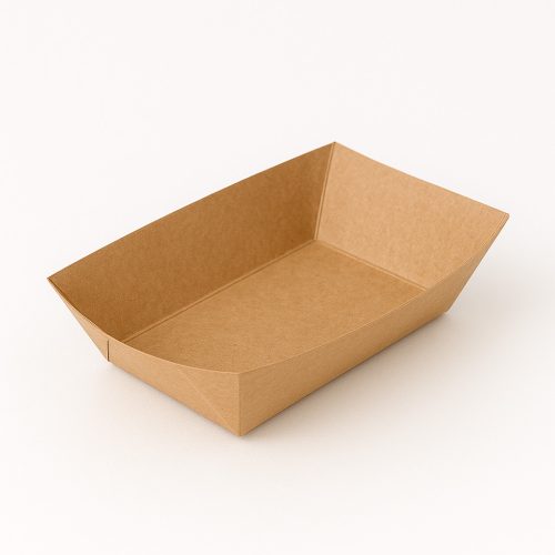 ÖKO papírtálca csónak – 220 ml EcoKraft (250 db/csomag)  