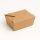 ÖKO kraft ételes doboz – 1400 ml (50 db/csomag, 15×12×6,5 cm)  