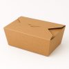 ÖKO kraft ételes doboz – 2000 ml (50 db/csomag, 19,5×13,9×6,2 cm)  