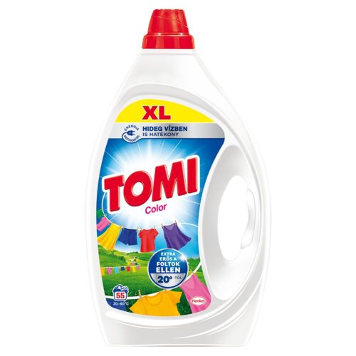 TOMI folyékony mosószer 2,475L color 55mosás
