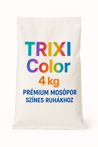 TRIXI Color 4kg Prémium mosószer, színes ruhákhoz 