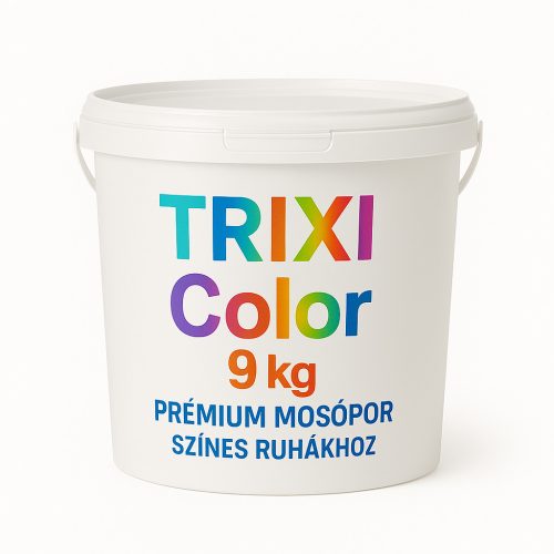 TRIXI Color 9kg Prémium mosószer, színes ruhákhoz VÖDRÖS
