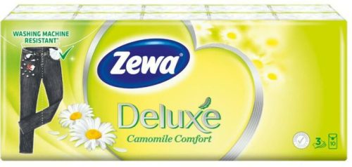 Zewa Deluxe Comfort 3 Rétegű Papír Zsebkendő 10x10 db VEGYES