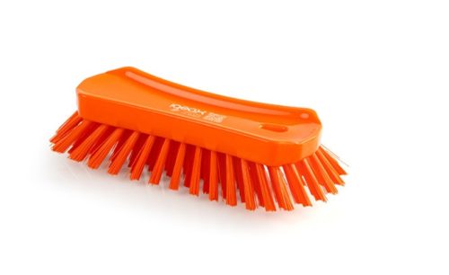 Igeax kézi ergonomikus súroló kefe narancssárga