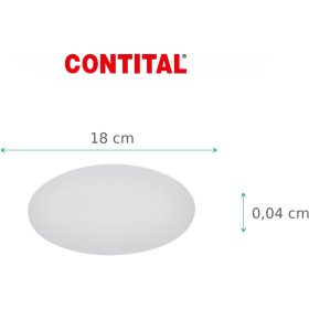   Contital CC801L-804L karton fedél kerek alumínium tálhoz, 185 mm, 100 db/csomag