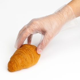 Fóliakesztyű M (100 db/csomag)