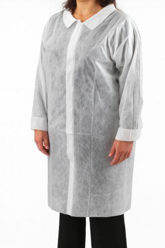 Látogató köpeny 4XL GUARDER tépőzáras 25g fehér (10 db/csomag)