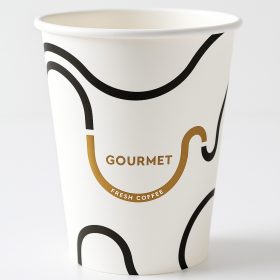   Papírpohár 3–3,5 dl hófehér „Gourmet design” 50 db/csomag