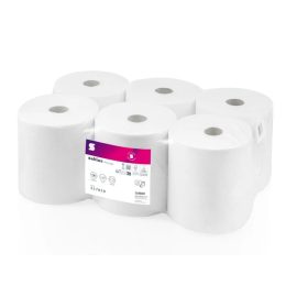   Satino Wepa Prestige tekercses kéztörlő 2 réteg, cellulóz, fehér, 150m, 6tekercs/zsugor automata adagolóhoz