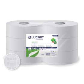   Lucart Eco 23 J toalettpapír, 2 rétegű, fehér, 165 m, 6 tekercs/zsugor