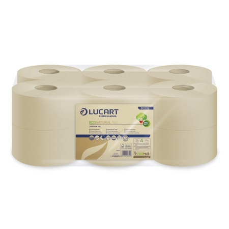 LUCART Econatural toalett papir 19J 2rtg;12tekercs/csom