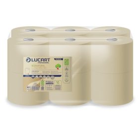   Lucart L-One Eco Natural 180m toalettpapír, 2réteg, belső/pont, laponkénti adagolású