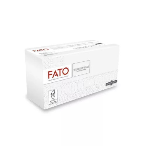 Szalvéta FATO FEHÉR 33x33,2rtg, 1/8-os,50lap/cs