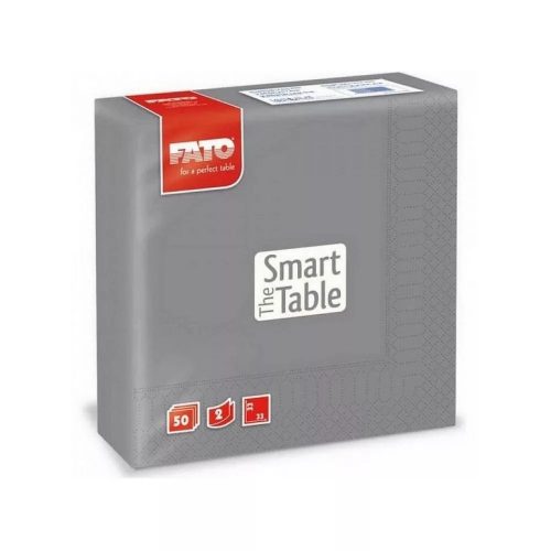Szalvéta FATO SZÜRKE 50db/cs; 24cs/#;33x33, 2rt