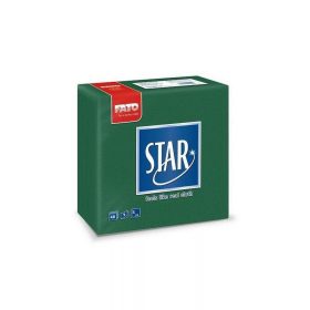 Szalvéta Fato STAR Zöld 2rétegű 38x38cm 40szál/cs