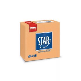 Fato Star szalvéta 2 rétegű 38x38cm Barack 40 lap/csomag