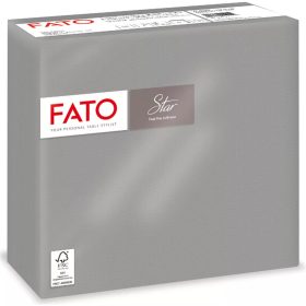 Szalvéta FATO STAR szürke 1/4 38x38,40szál/cs
