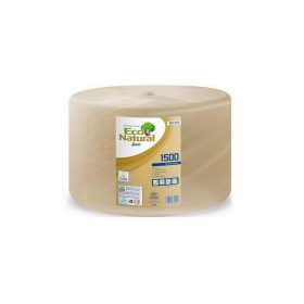   Lucart ECO Natural Ipari törlő, 2 rétegű, 1500lap, 1 tekercs/zsugor, 60 zsugor/raklap