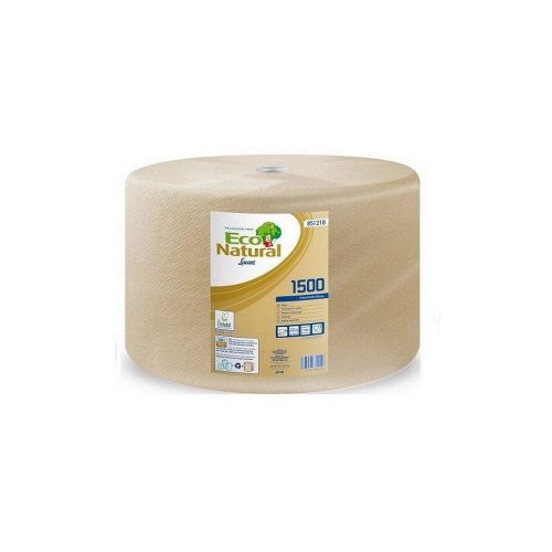 Lucart ECO Natural Ipari törlő, 2 rétegű, 1500lap, 1 tekercs/zsugor, 60 zsugor/raklap