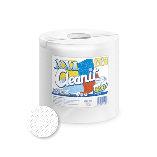 Tekercses kéztörlő Cleanit XXL 500lap, 2 rétegű