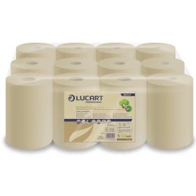   Lucart ECO Natural tekercses kéztörlő 2 rétegű, 255lap, 59m 12 tekercs/zsugor