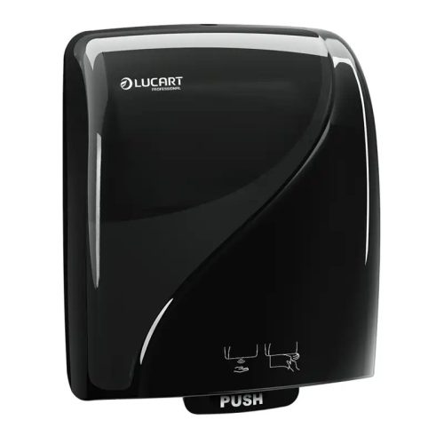 Lucart IDENTITY TOUCH FREE kéztörlő adagoló FEKETE