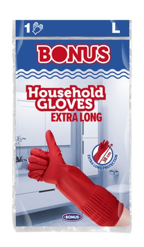 Gumikesztyű+ EXTRA hosszú  38cm, L méretben HoReCa