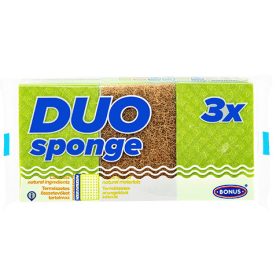 Bonus+ Duo Karcmentes mosogatószivacs  3db/csom