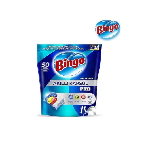 Bingo Mosogatógép Kapszula PRO 50 db – All-in-One formula