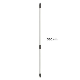 Teleszkópos nyél 3,6 m – 2 részes, ipari alumínium