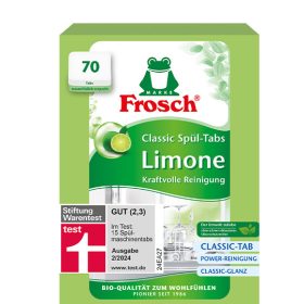 Frosch Mosogatógép tabletta zöldcitrom 70 db