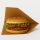 Hamburger zacskó nyomatlan papír  15X16cm 200db/cs BARNA