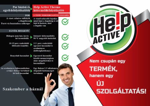 Help Active Thermo lefolyótisztító folyadék 1 L
