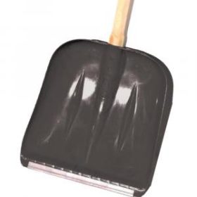 Hólapát műanyag 38 cm élvédővel, nyelezett