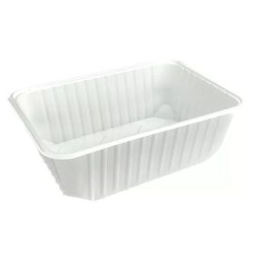 Szögletes alj JP 1000ml fehér 50db/csom