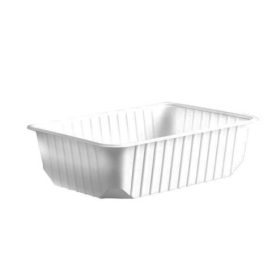 Szögletes alj JP 750ml fehér 50db/csomag 