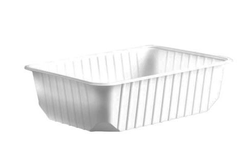 Szögletes alj JP 750ml fehér 50db/csomag 