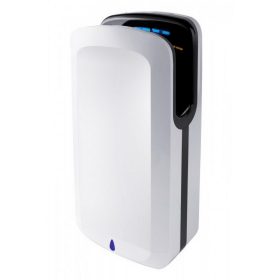   Kézszárító, légpengés, kézbedugós, ABS fehér, fekete belsővel 1850W