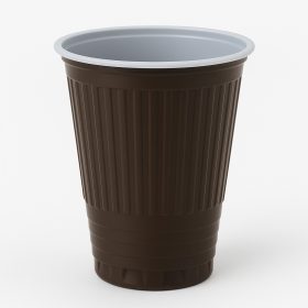 Műanyag pohár 1,5 dl barna (automatába) – 100 db/csomag
