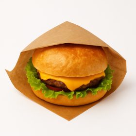 Lángos papírzacskó 20×20 cm 200 db/csomag Barna