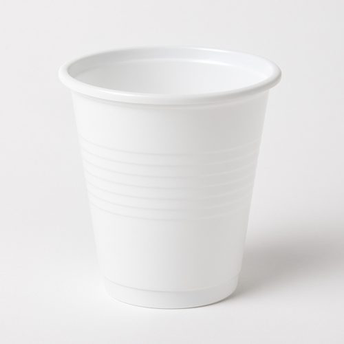 Műanyag pohár 100 ml fehér – 100 db/csomag