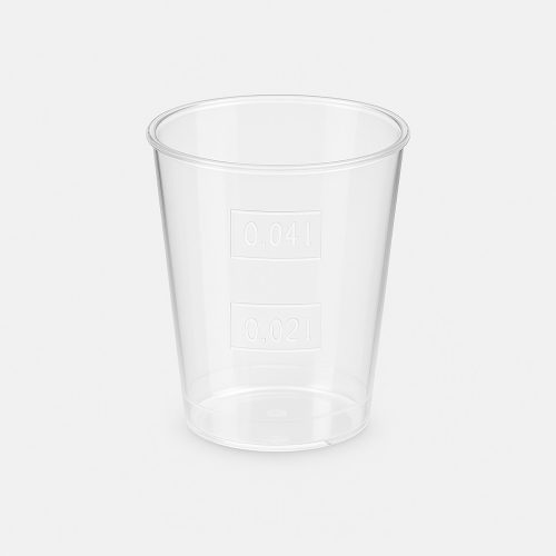Műanyag snapszos pohár 2–4 cl – 50 db/csomag